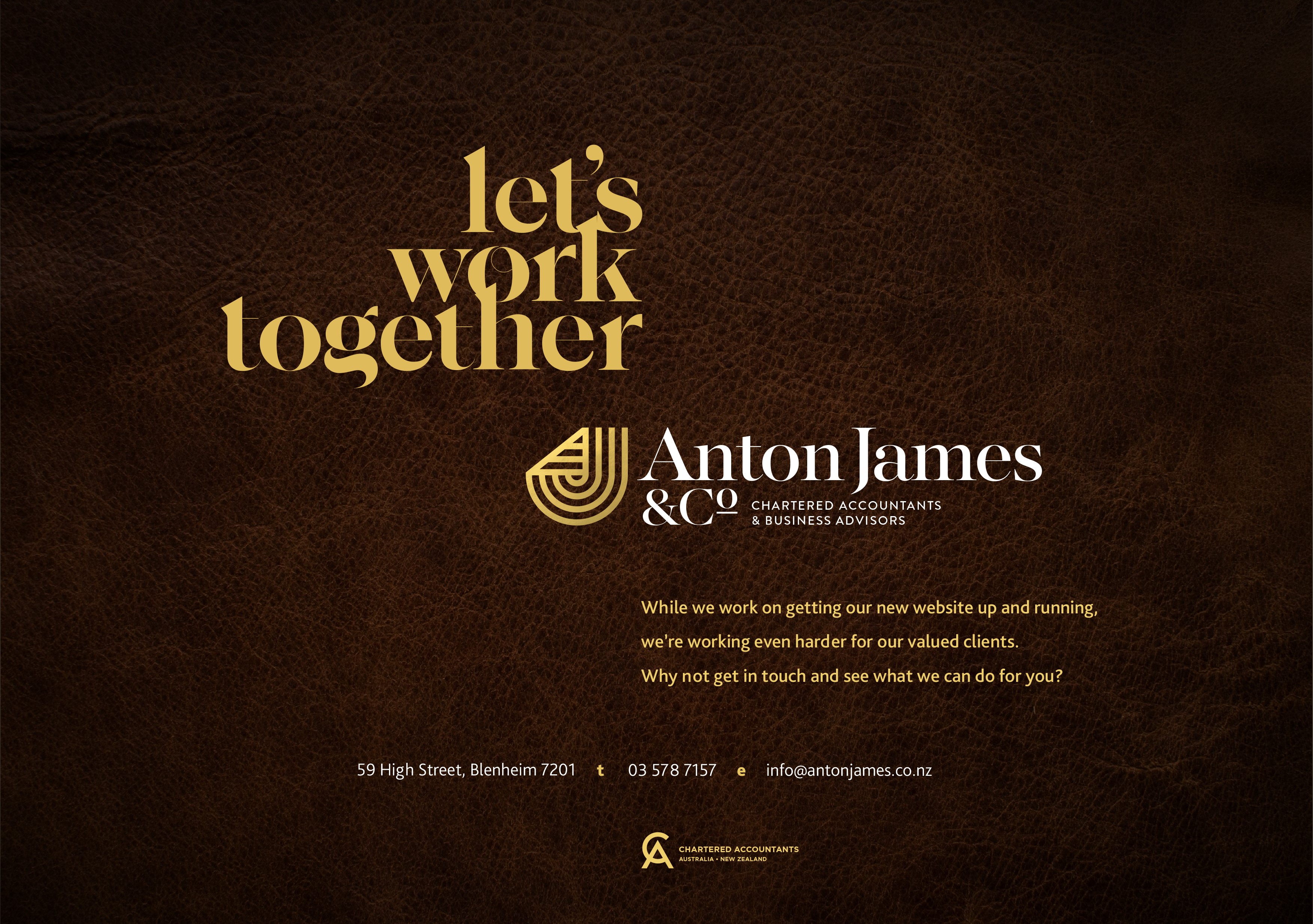 Anton James & Co. Chartered Accountants and Business Advisors